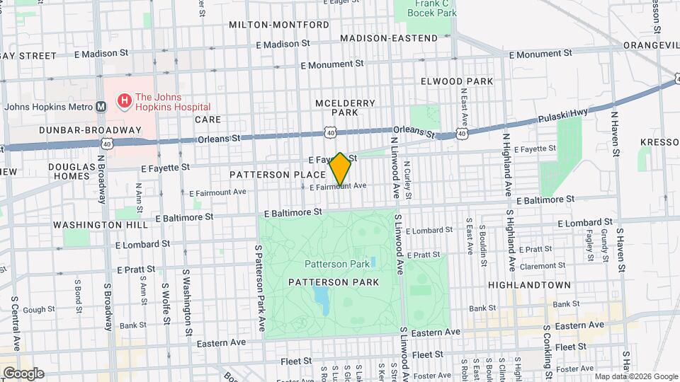 2611 E Fairmount Ave Map and Location Details