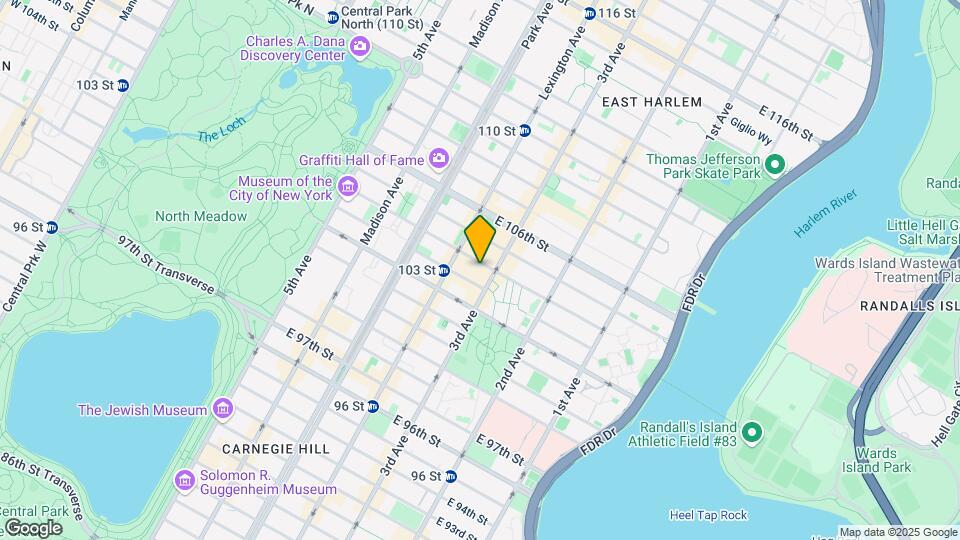 180 E 104th St Mapa y Detalles de la Ubicación