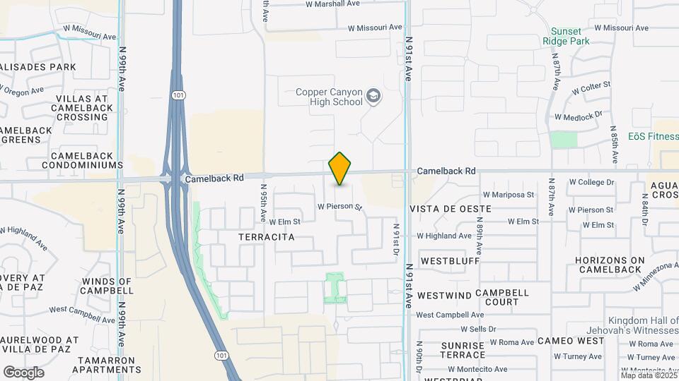 4821 N 92nd Ln Map and Location Details