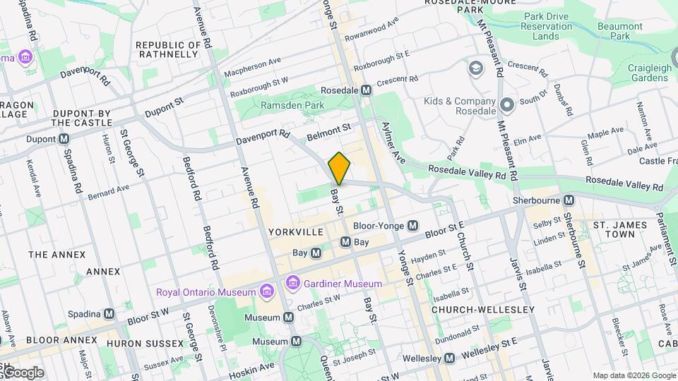 1315 Bay St. Map and Location Details