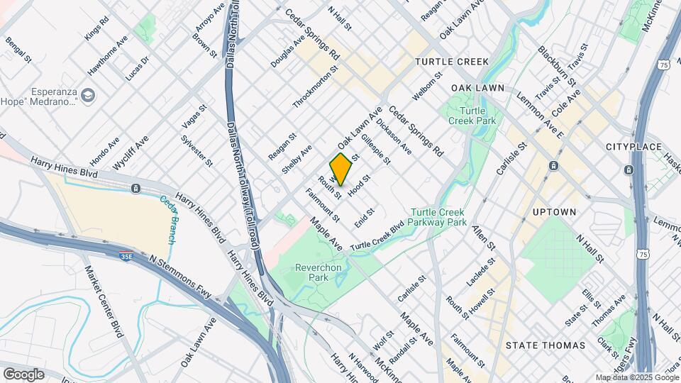 3610 Routh St Map and Location Details