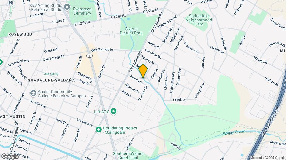 4800 Prock Ln Mapa y Detalles de la Ubicación
