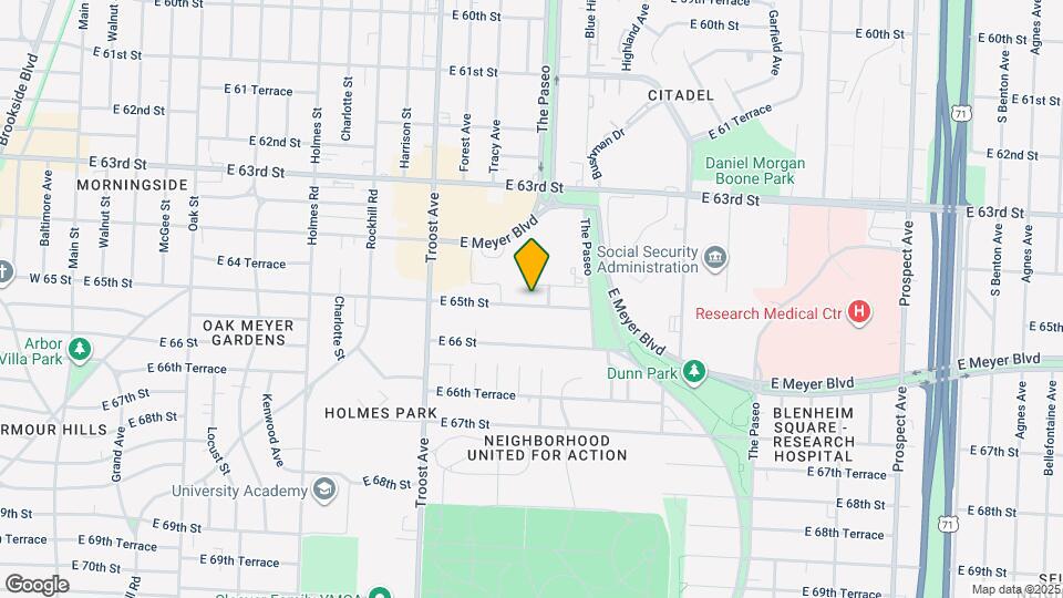 1184 E 65th St Map and Location Details