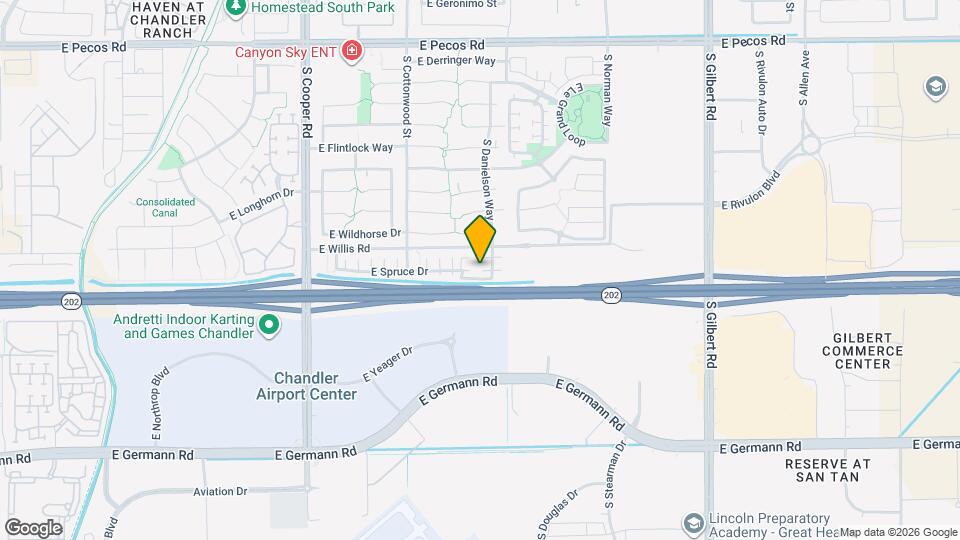 1554 S Danielson Way Map and Location Details