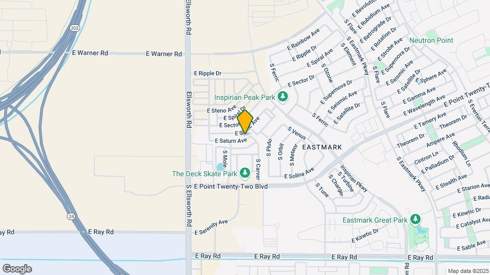 9414 E Saturn Ave Map and Location Details