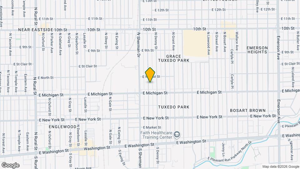 527 N Bradley Ave Map and Location Details