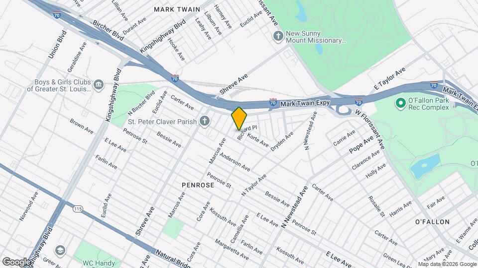 4419 Richard Pl Map and Location Details