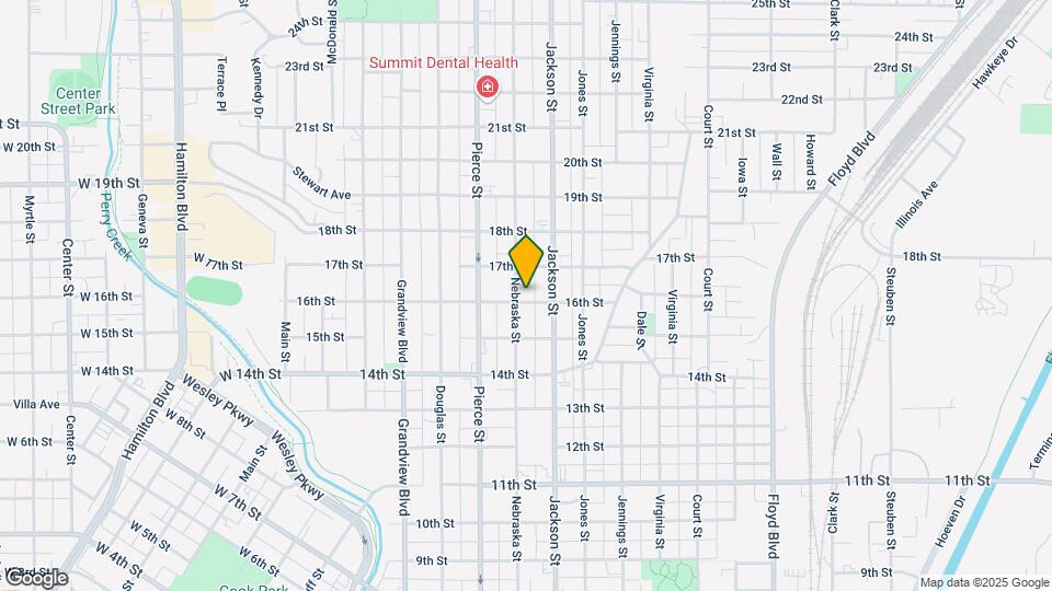 1600 Nebraska St Map and Location Details