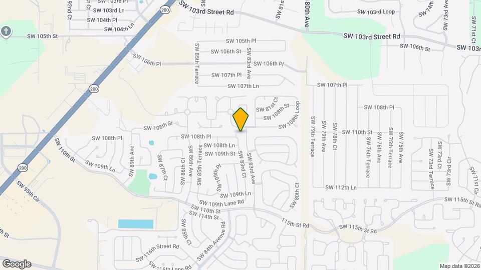 10819 SW 83rd Ct Map and Location Details