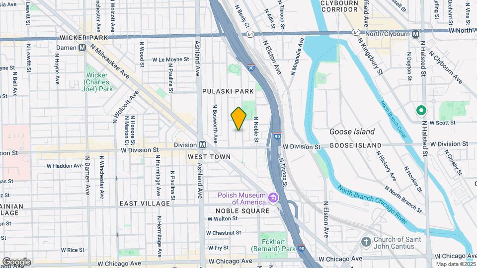 1228 N Cleaver St Map and Location Details