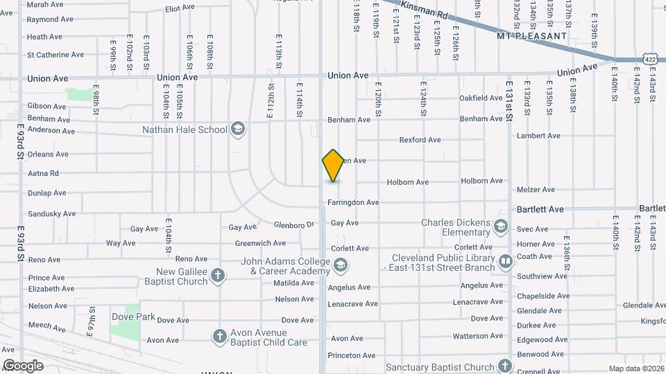 3688 E 117th St Map and Location Details