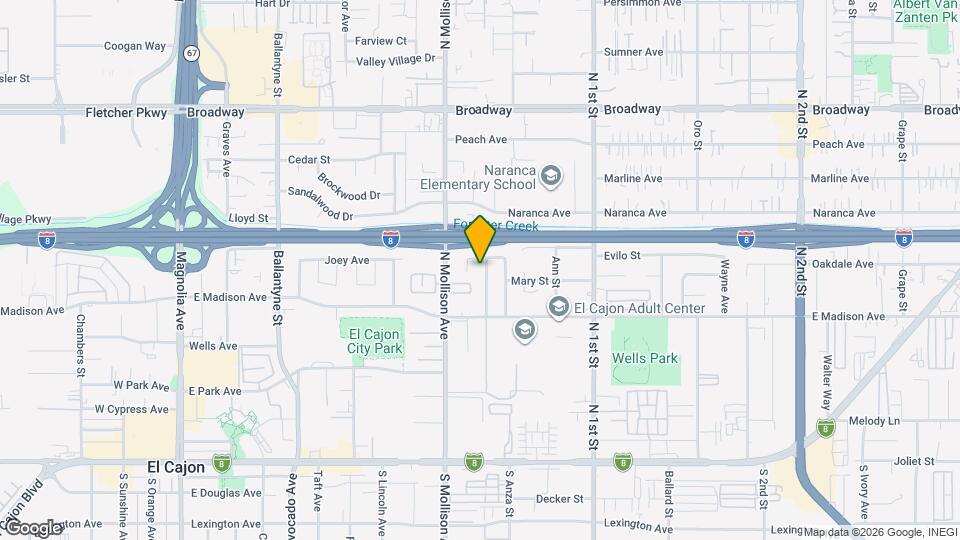 570 La Rue Way Map and Location Details