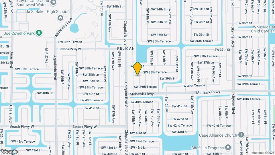 3824 SW 15th Ave Map and Location Details