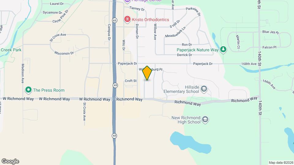 1594 Gunston Dr Map and Location Details