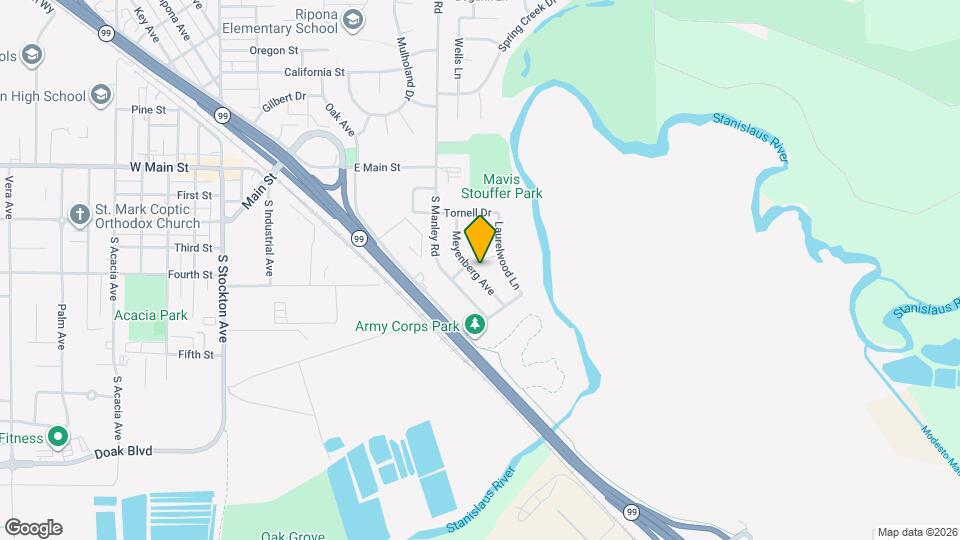 422 Meyenberg Ave Map and Location Details