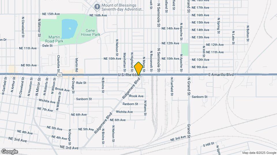 2830 E Amarillo Blvd Map and Location Details