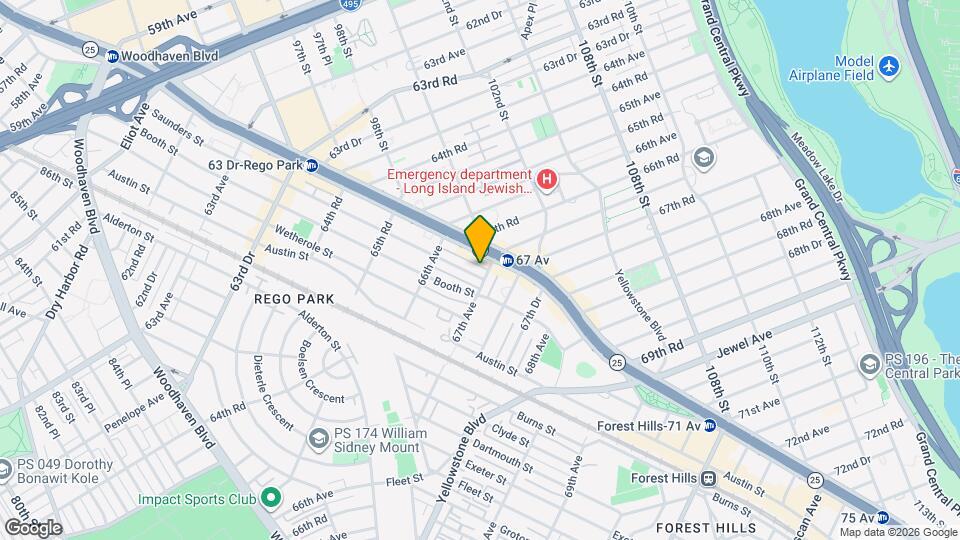 6657 Saunders St, Unit rego park 6657 Map and Location Details