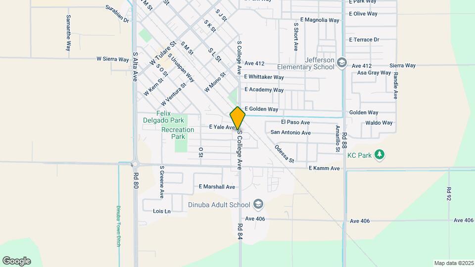 1435 S College Ln Mapa y Detalles de la Ubicación