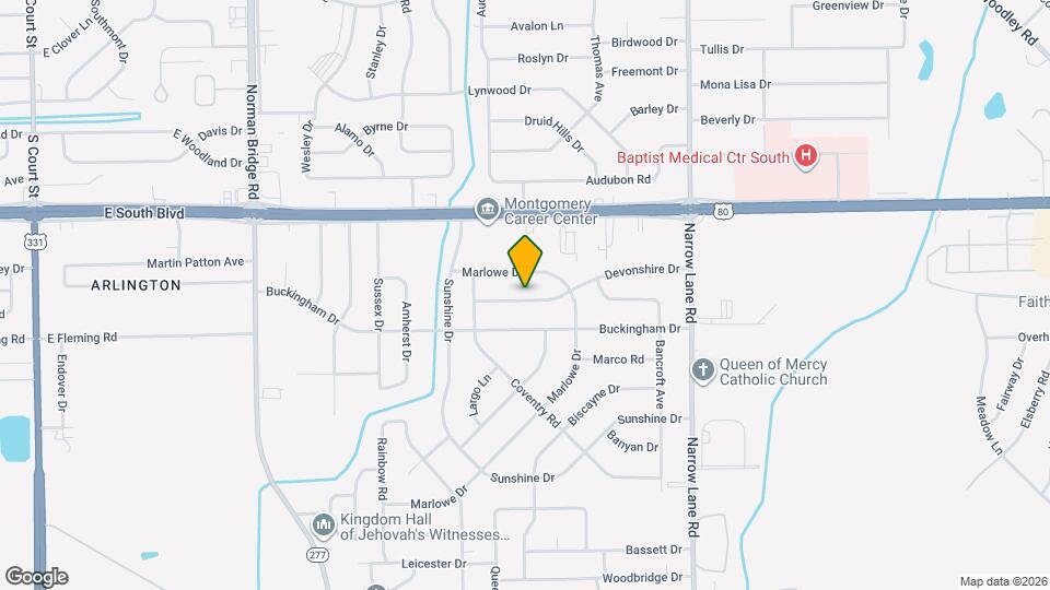 1207 Devonshire Dr Map and Location Details