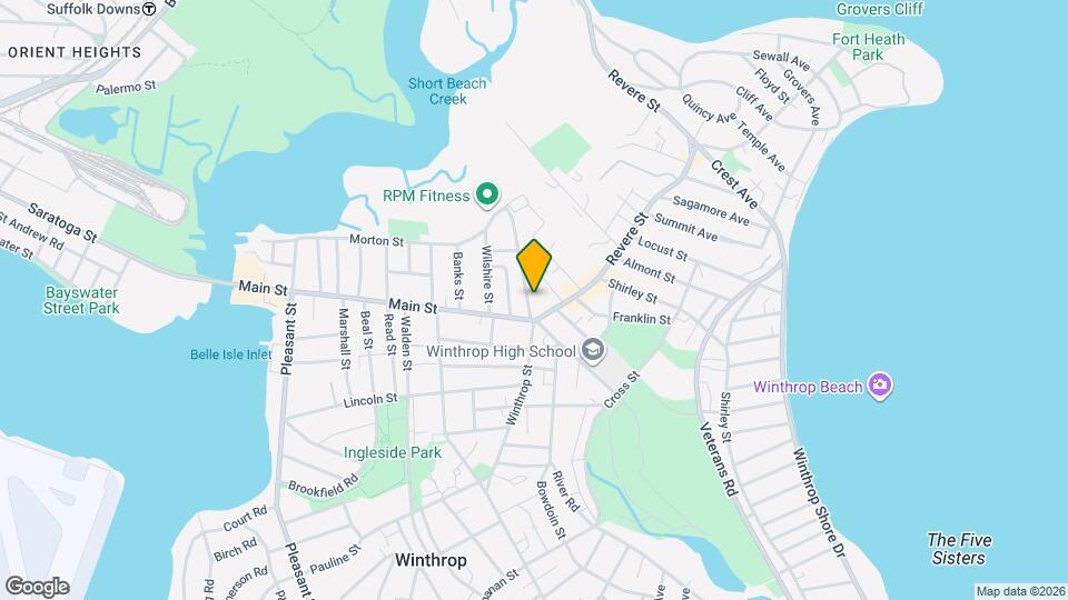 427 Winthrop St Mapa y Detalles de la Ubicación