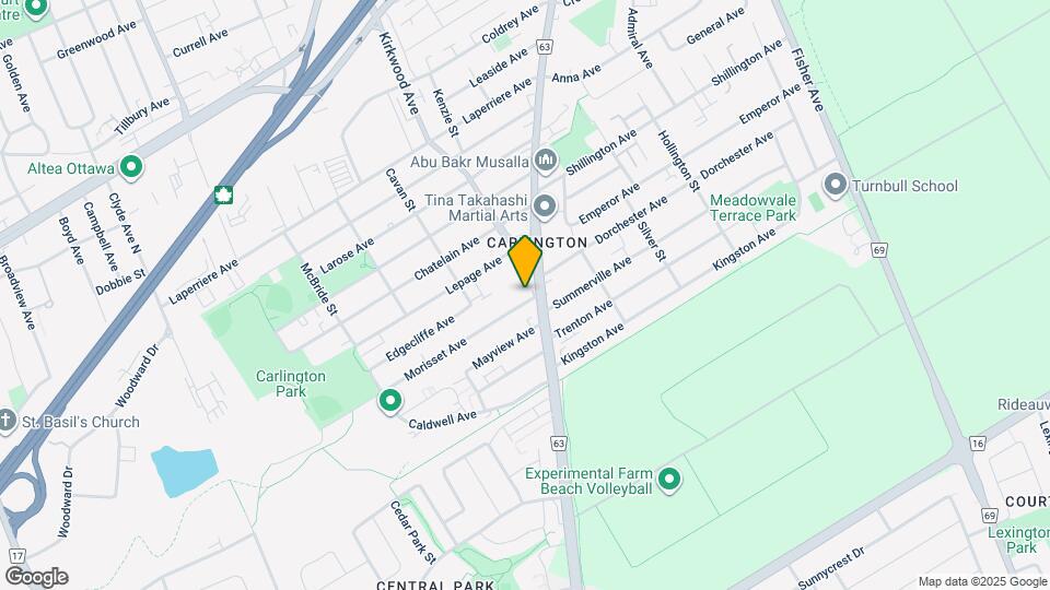 1387 Morisset Ave Map and Location Details