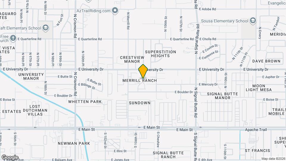 10436 E Billings St Mapa y Detalles de la Ubicación