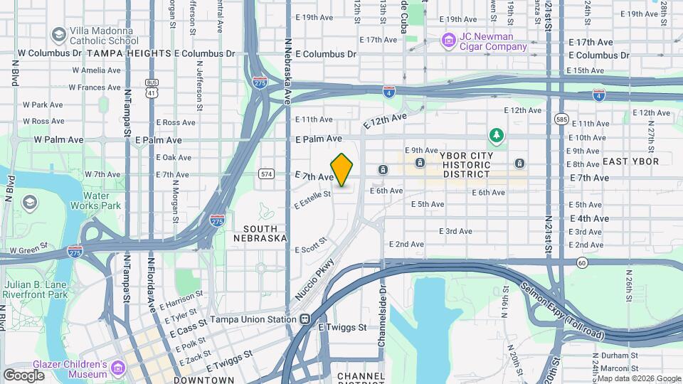 Tampa Park Apartments Map and Location Details