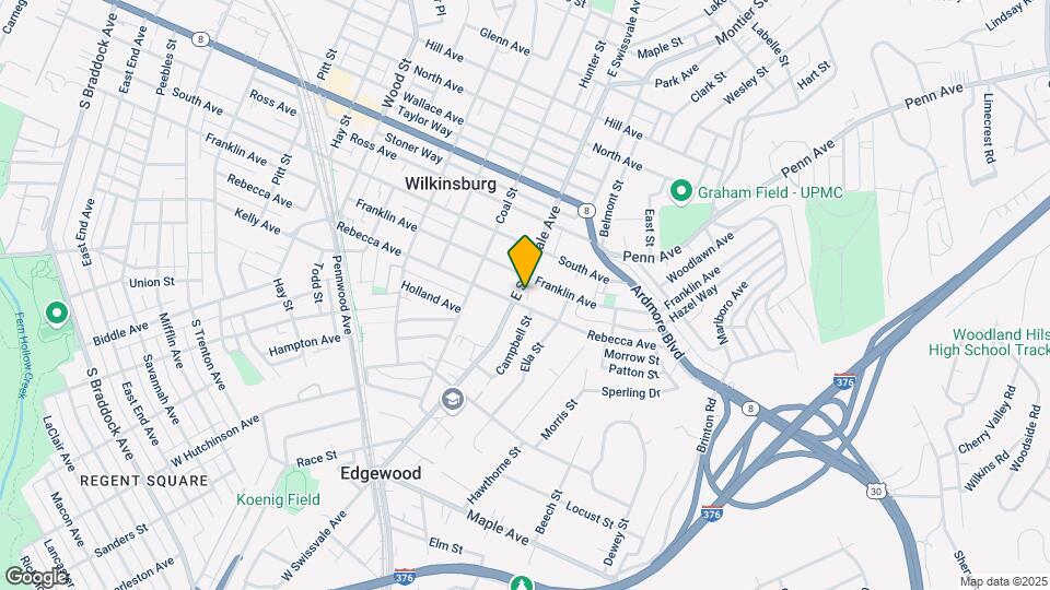 606 Swissvale Ave Map and Location Details