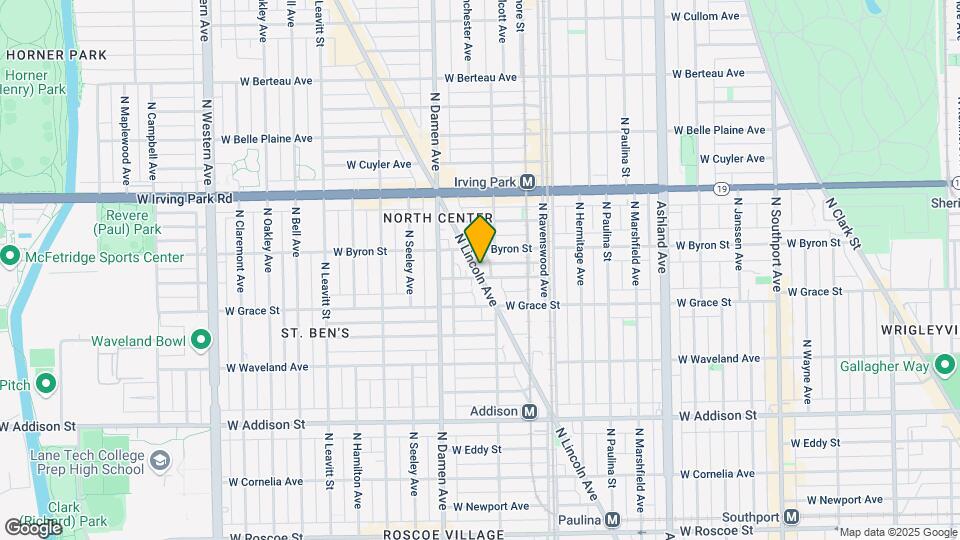 3843-3845 N Lincoln Ave Mapa y Detalles de la Ubicación