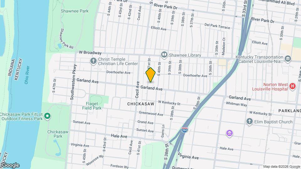 833 S 41st St Map and Location Details