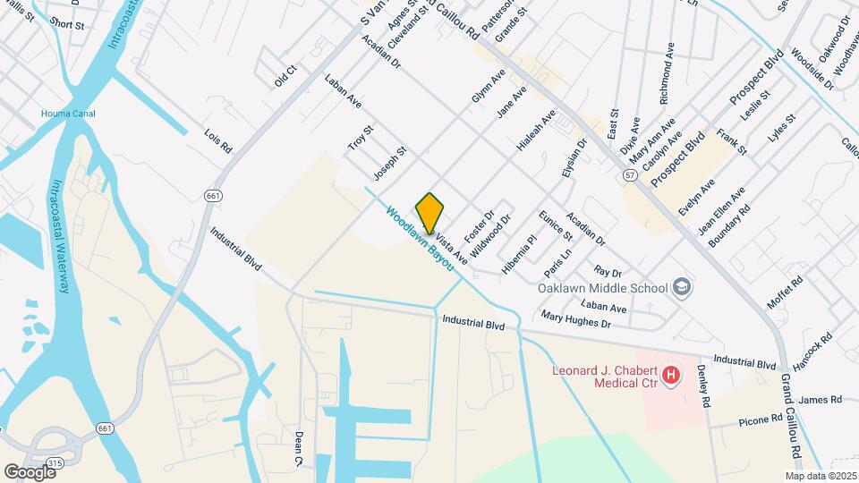 406 Hialeah Ave, Unit 406 Hialeah ave Houma La Mapa y Detalles de la Ubicación