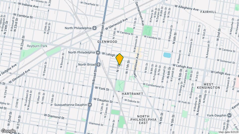 2603 N 12th St Map and Location Details