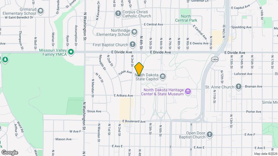 1220 N 4th St Map and Location Details