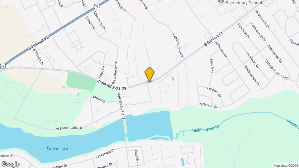 3096 S Cashua Dr Map and Location Details