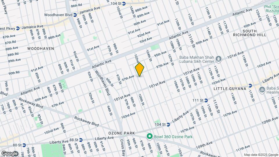 9717 101st St, Unit 9717 1st flr Map and Location Details