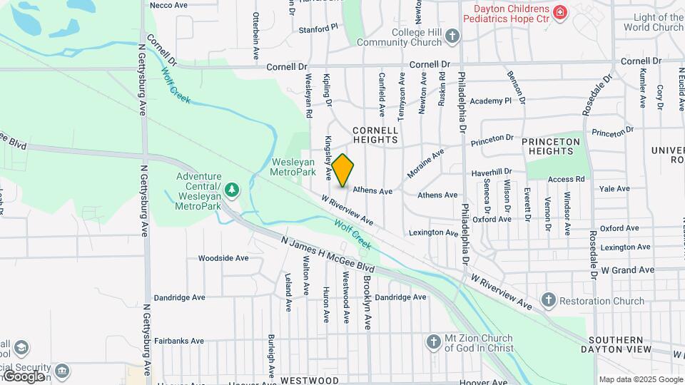 1227 Alcott Ave Mapa y Detalles de la Ubicación