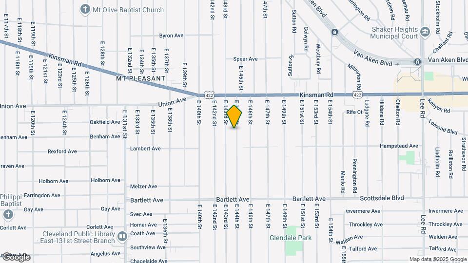 3586 E 144th St Mapa y Detalles de la Ubicación