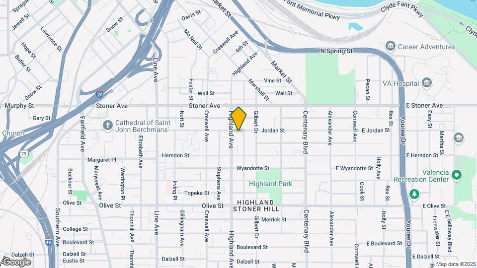 439-445 Jordan St Mapa y Detalles de la Ubicación