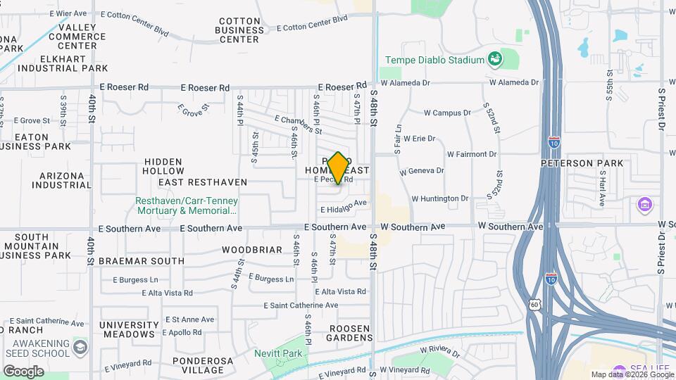 4648 E Wayland Rd Map and Location Details
