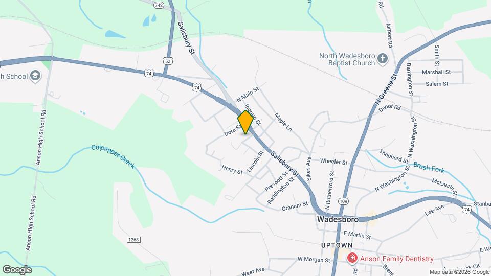 609 Cedar St Mapa y Detalles de la Ubicación