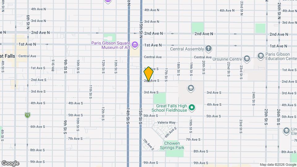 1518 2nd Ave S Map and Location Details