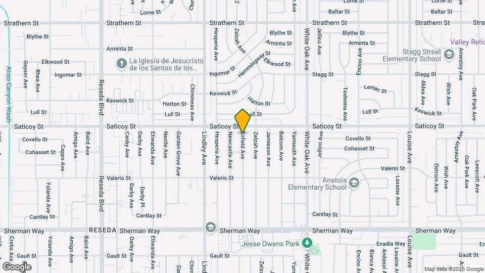 7541 Enfield Ave Map and Location Details