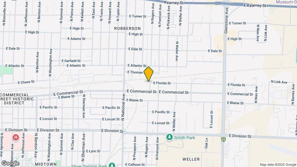 1835 N Rogers Ave Map and Location Details