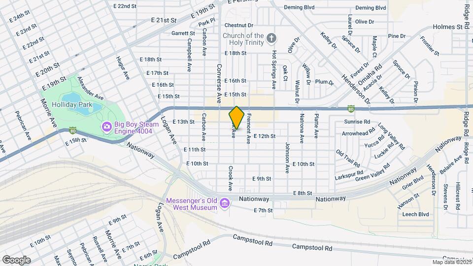 1201 Crook Ave Map and Location Details