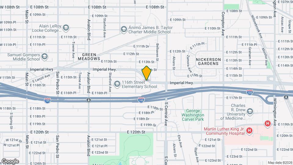 956 E Imperial Hwy Map and Location Details