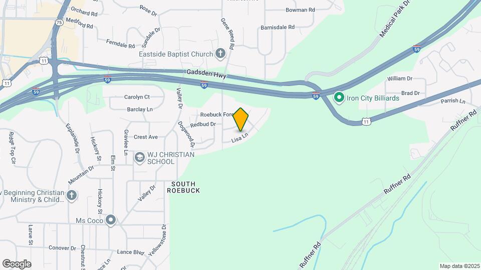 624 Lisa Ln Map and Location Details