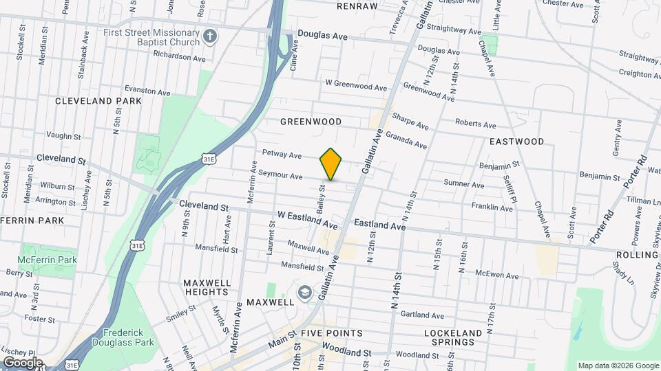 1036 Seymour Ave Map and Location Details