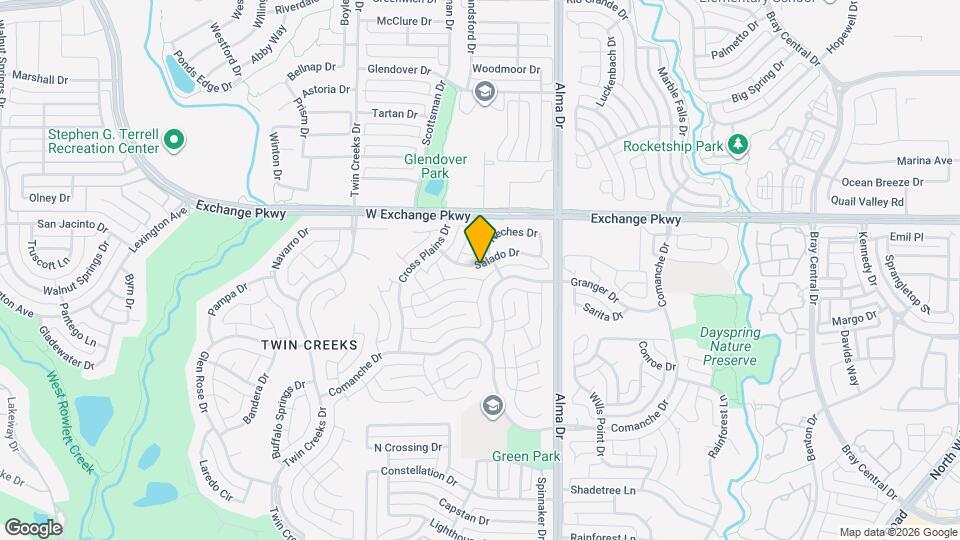 1405 Salado Dr Map and Location Details