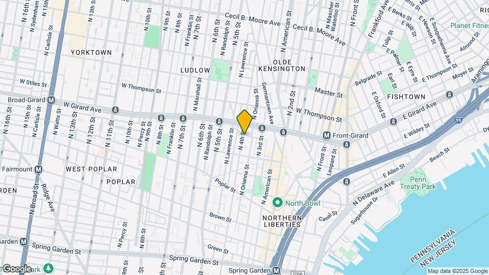 1141 N 4th St Map and Location Details