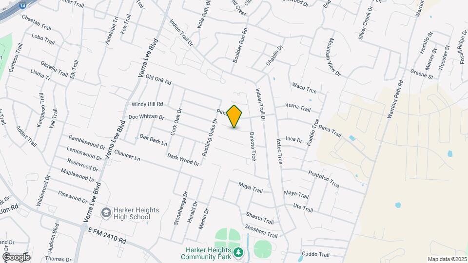 1410 Natchez Trail, Unit #B Map and Location Details